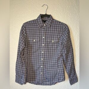 Banana Republic Plaid Button Down Shirt size XS